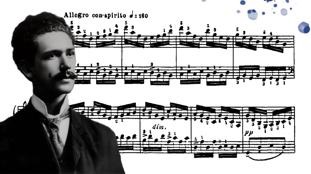 Barrozo Netto - Estudo No.19 (dos 20 Estudos de agilidade) (Luis Kolodin, piano)