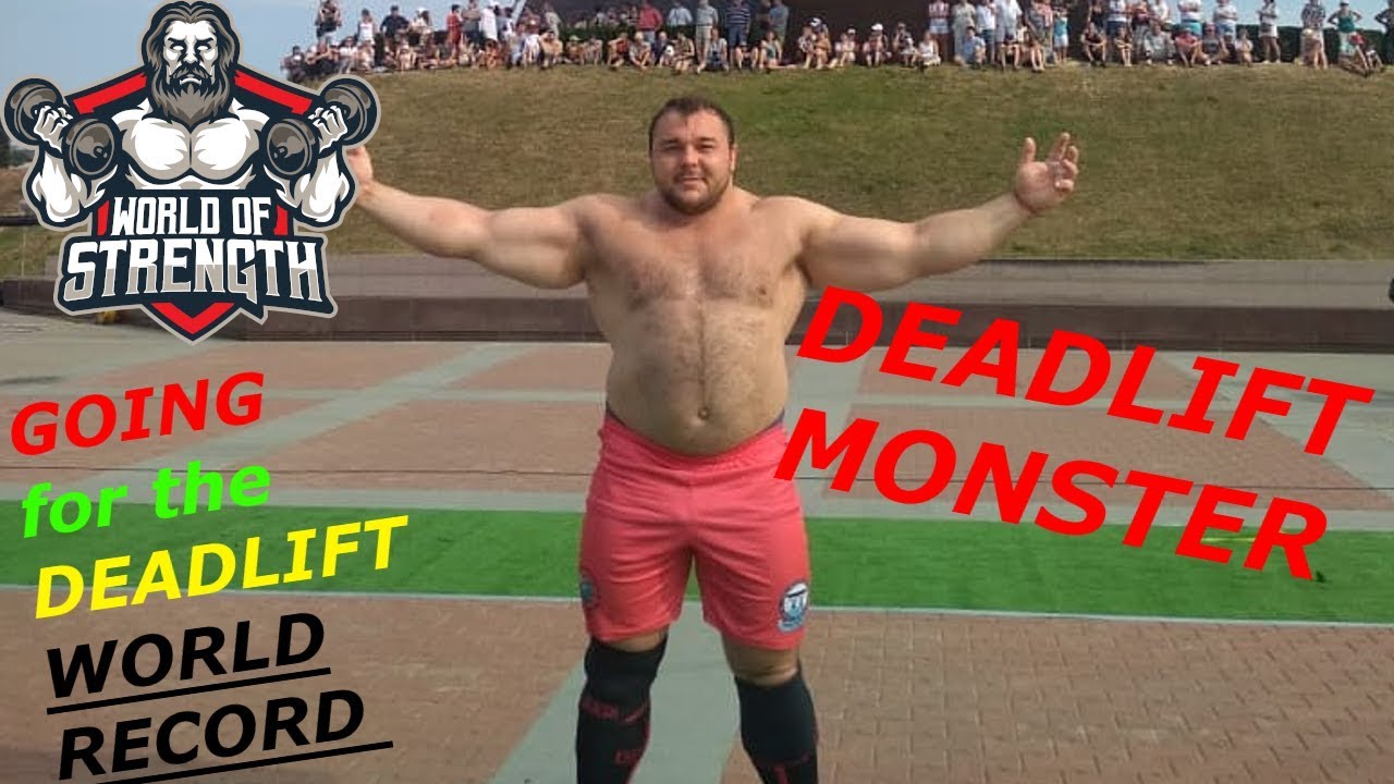 The DEADLIFT MONSTER IVAN MAKAROV is after the DEADLIFT WORLD RECORD !!