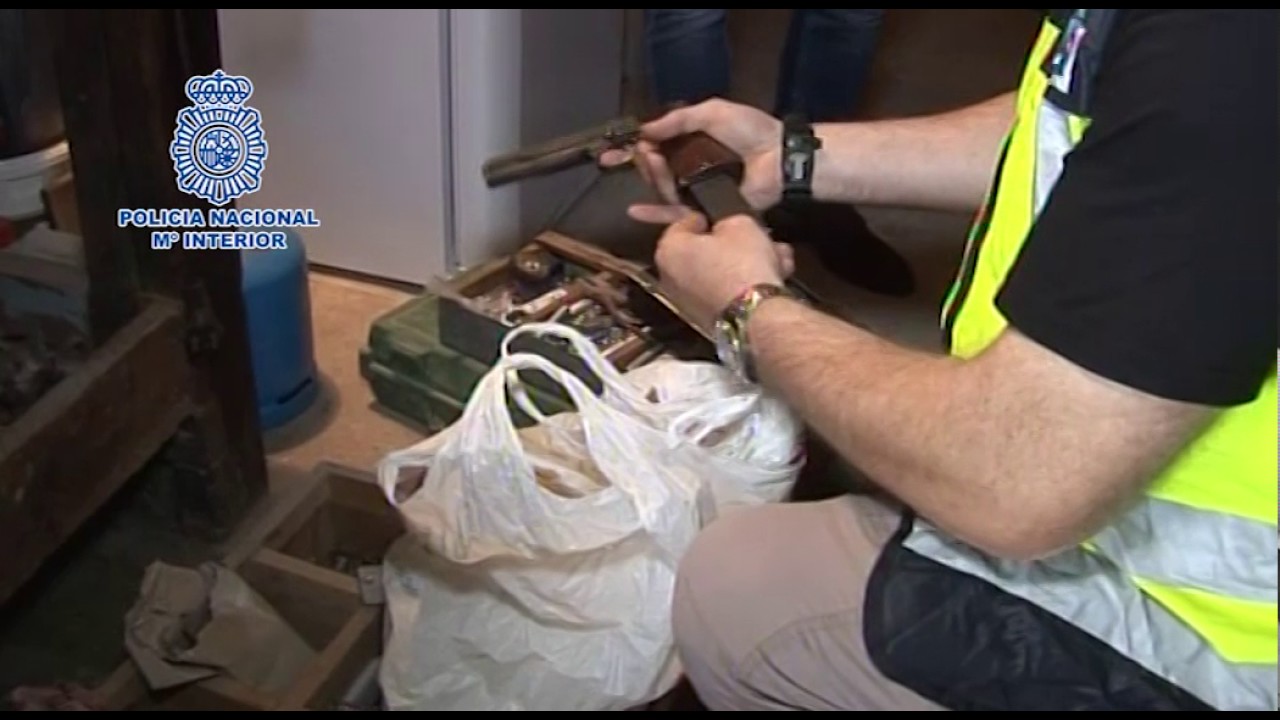La Policía Nacional detiene a cuatro personas por tráfico ilícito de armas
