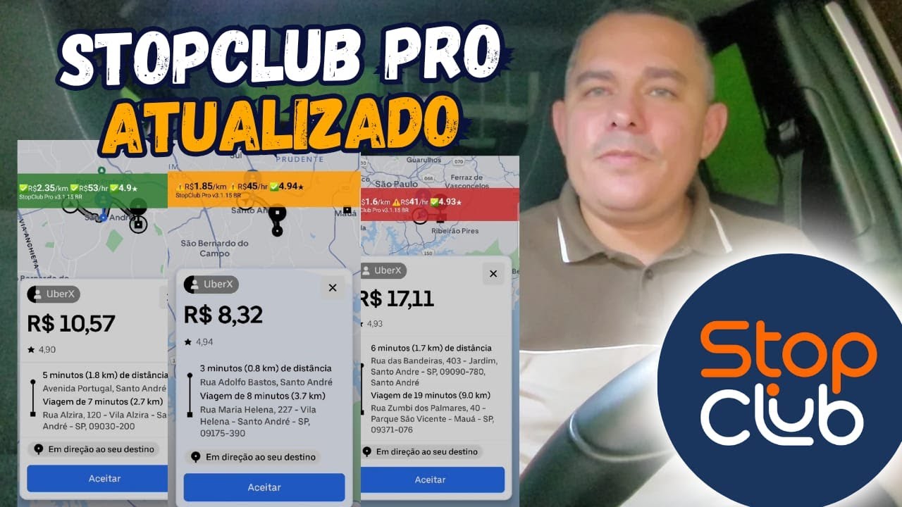 STOPCLUB GANHO POR KM e POR HORA, INSTALAÇÃO e CONFIGURAÇÃO (ATUALIZADO)🚦 semáforo de valores🚦