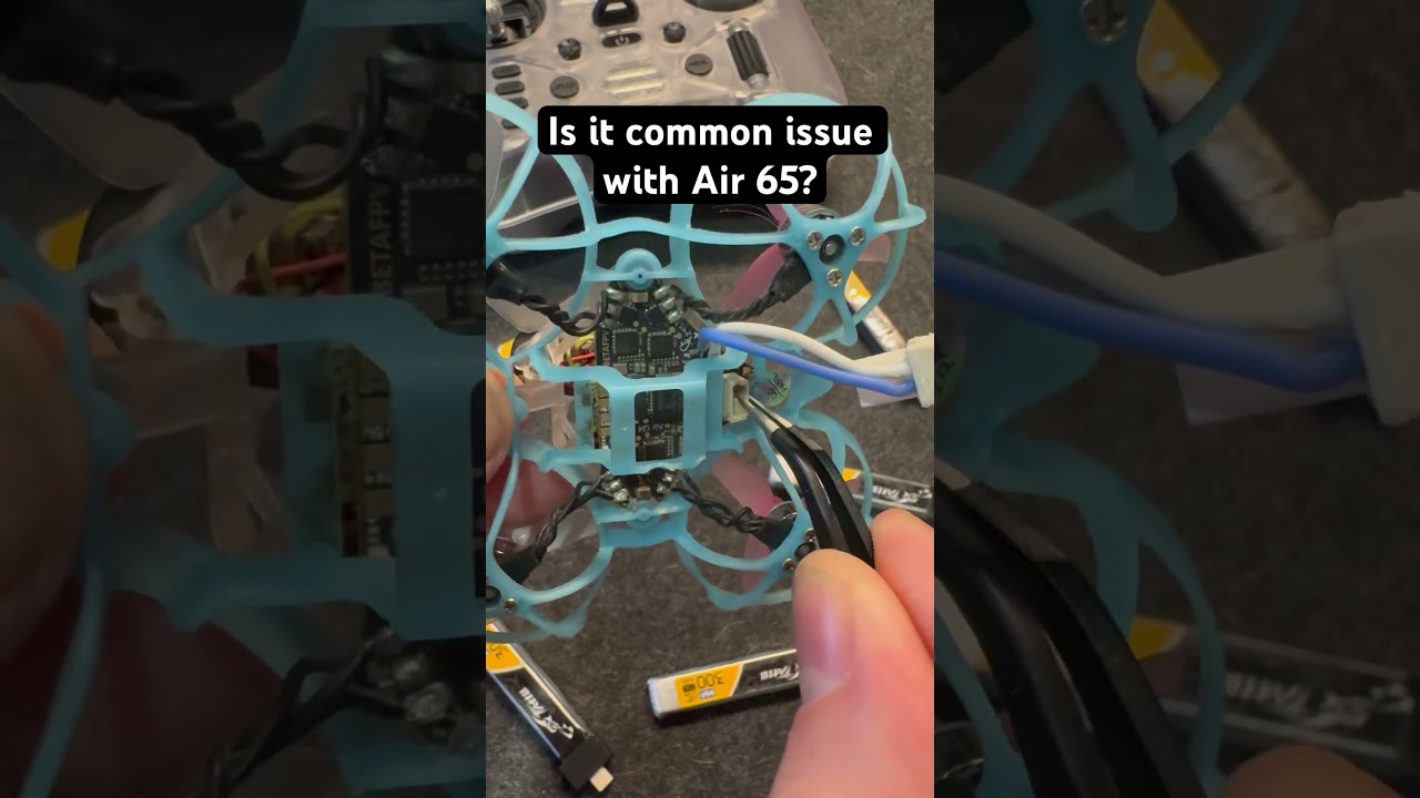 Air 65 broken USB adapter #drone #fpv #betafpv #tinywhoop #air65 #microdrone #fpvdrone