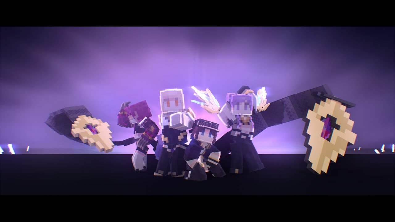 K/DA-POPSTARS [Minecraft animation/Mineimator]