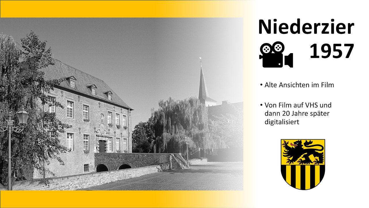 Niederzier in alten Filmen - 1957- Schützenfest, Bilder aus dem Dorf