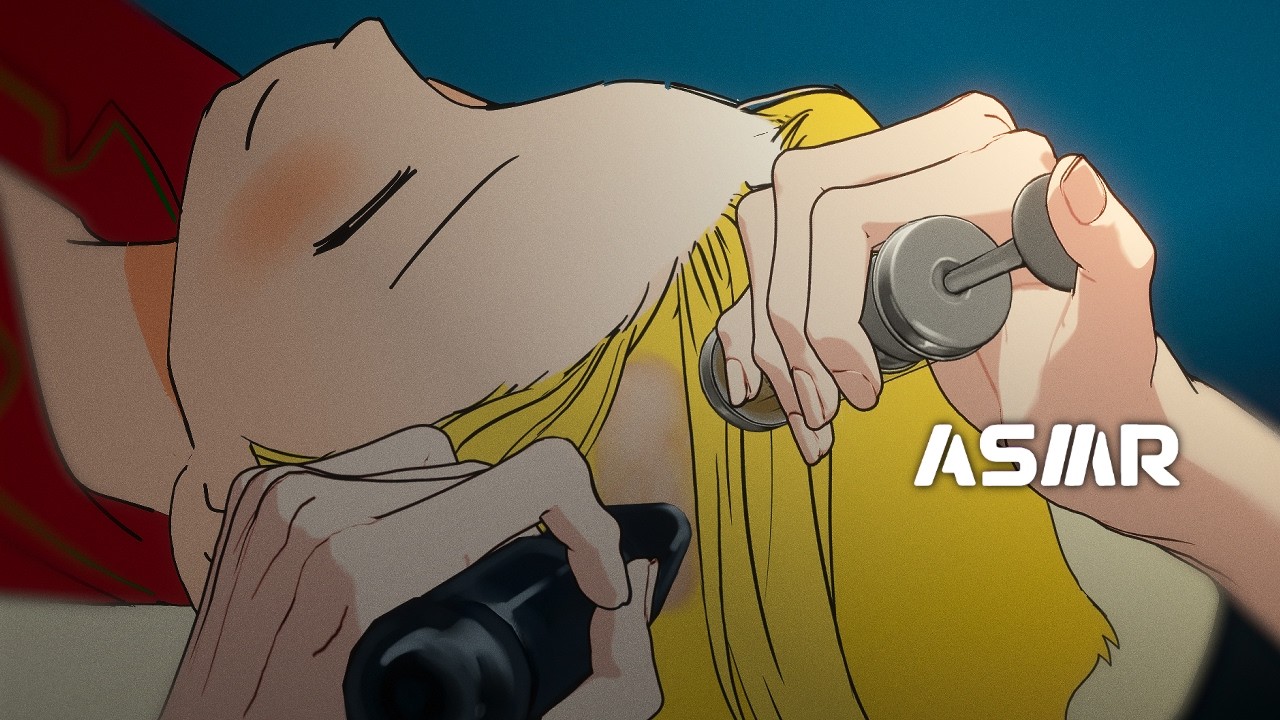 ASMR|🧊Ночной Освежающий Домашний Уход за Кожей Головы Хотите Попробовать?🦋 😴