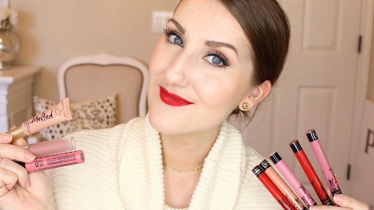 LIQUID LIPSTICK DEMO, TIPS, & I LOVE YOU.