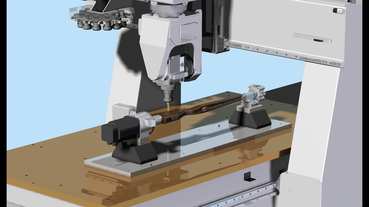 5-osiowe Centrum Obróbkowe CONQUEST 255 CNC Centrum Obróbcze Ploter CNC frezarka