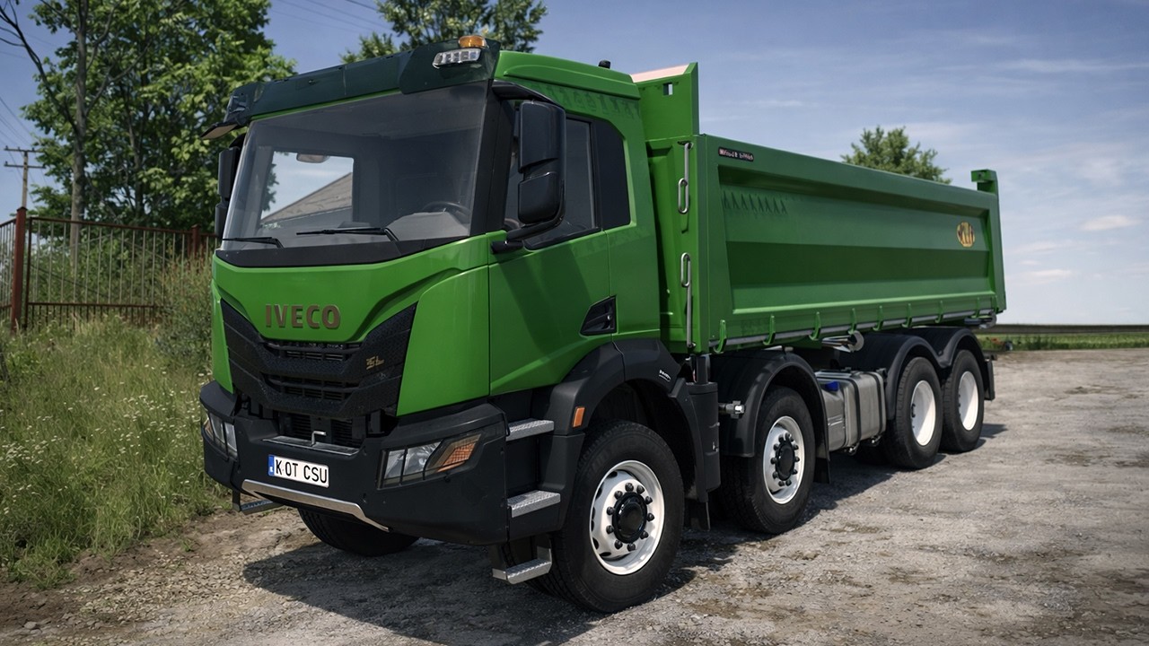 Iveco X Way Meiller Kipper - FS25 Mods | 32000L Heavy Duty Tipper Truck
