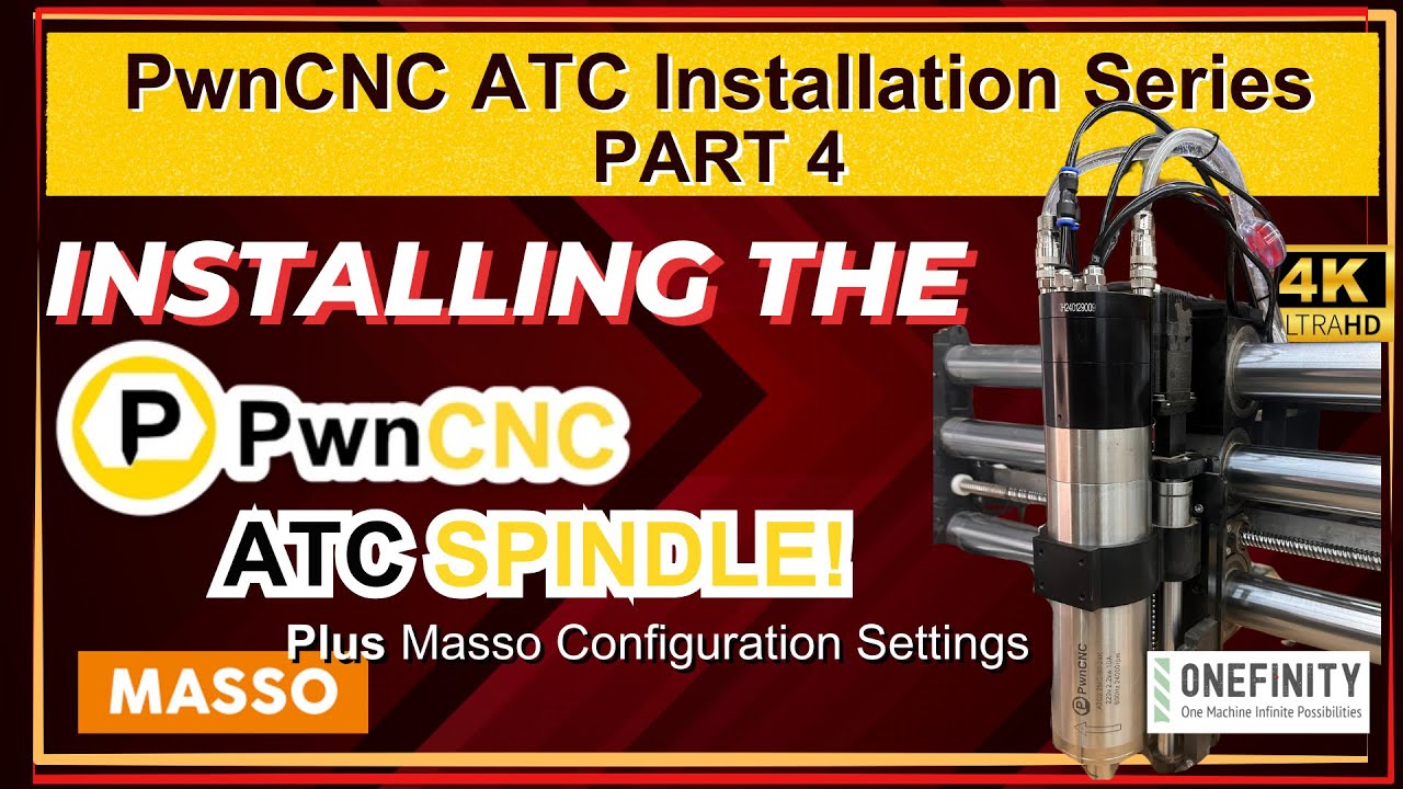 How To Install The PwnCNC ATC Spindle | Onefinity Elite CNC