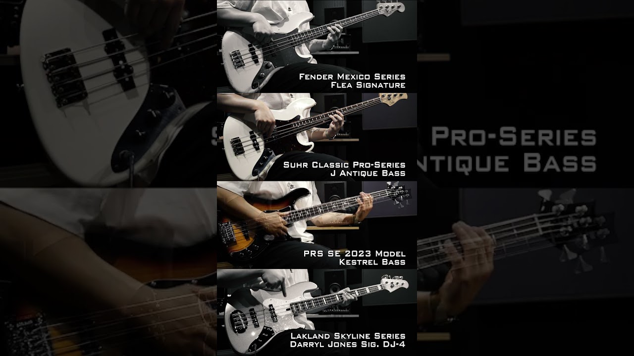 Fender vs Suhr vs PRS vs Lakland | Red Hot Chili Peppers - Aeroplane