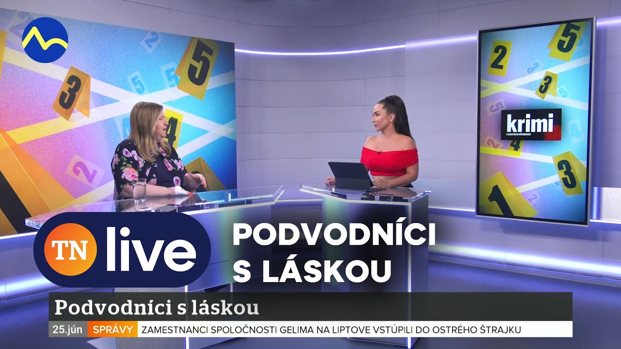 Podvodníci s láskou: KRIMI s Kristínou Kövešovou | TN live