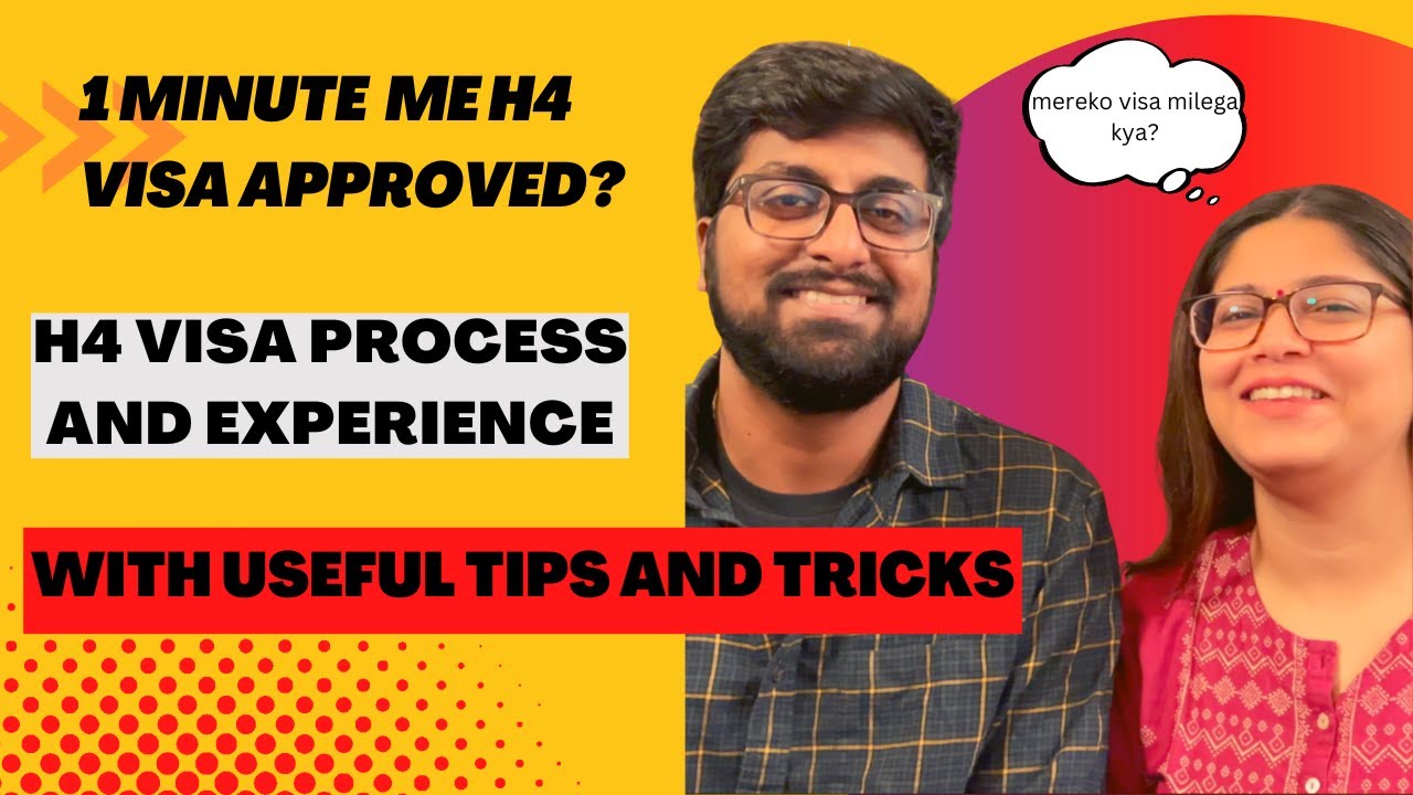 H4 VISA PROCESS & INTERVIEW EXPERIENCE | VISA APPROVED IN 1MIN | WITH TIPS & TRICKS | VLOG #3