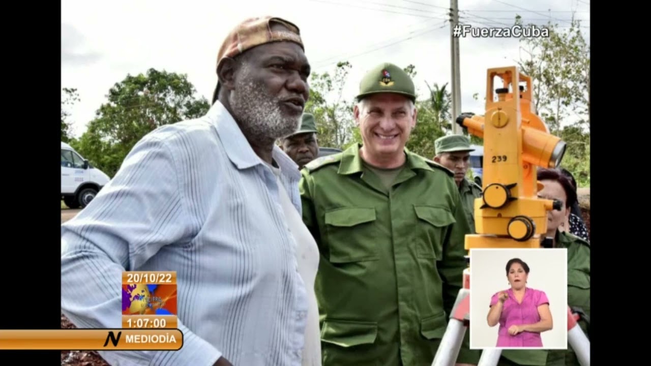 Presidente de Cuba recorre por sexta vez Pinar del Río