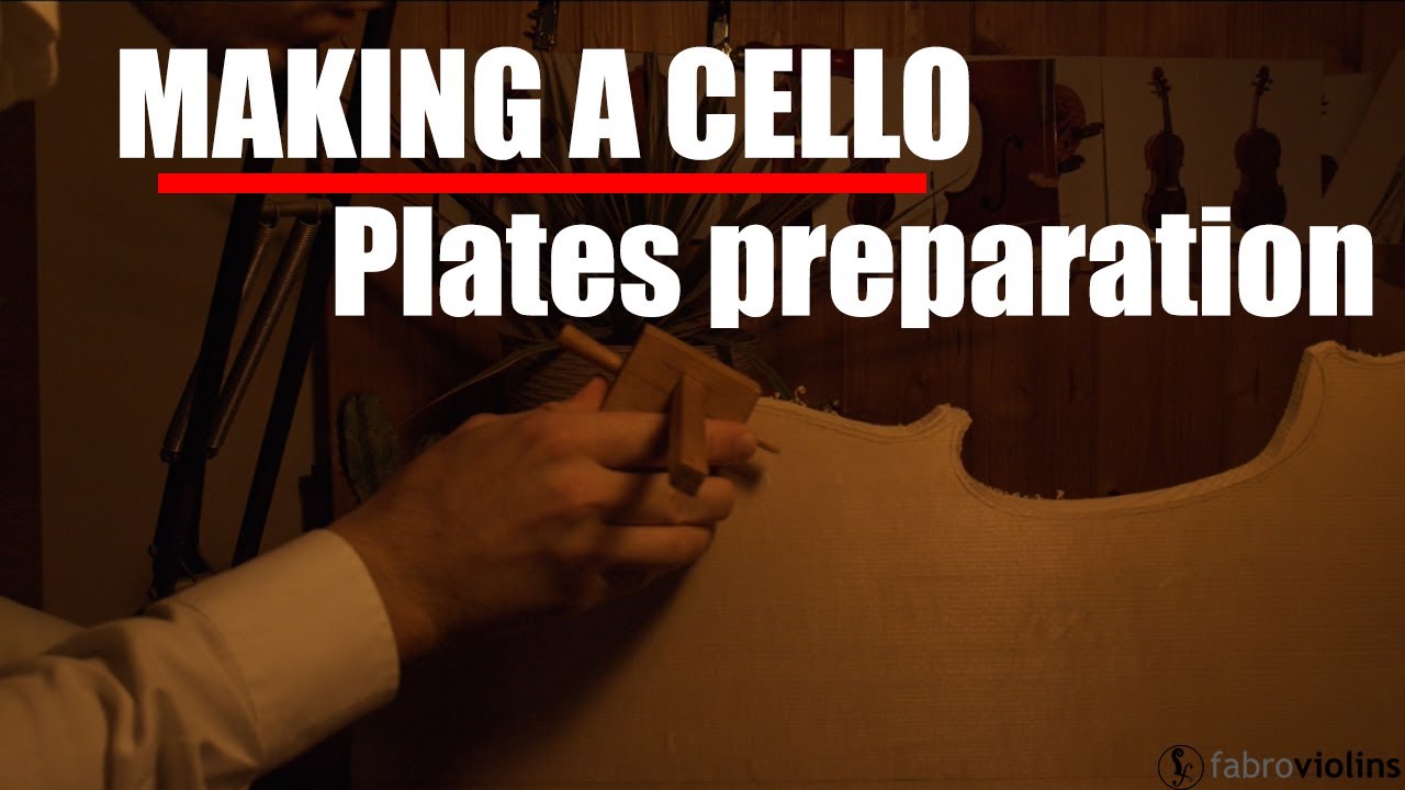 MAKING A CELLO | Preparing the Plates | Ruggeri Model