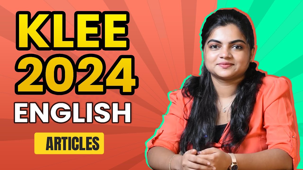 KLEE 2024 | English Grammar | Articles | Kerala LLB Entrance Exam