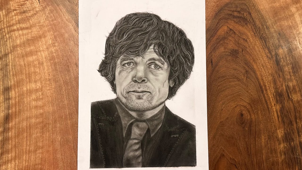 Drawing Peter Dinklage step by step | #art  #drawing #artist