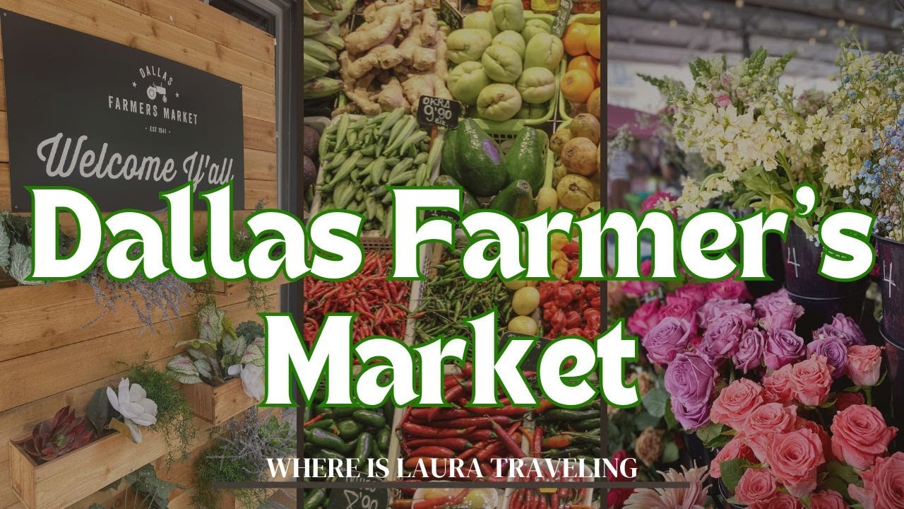 Dallas Farmer's Market: Getting Lunch and Shopping