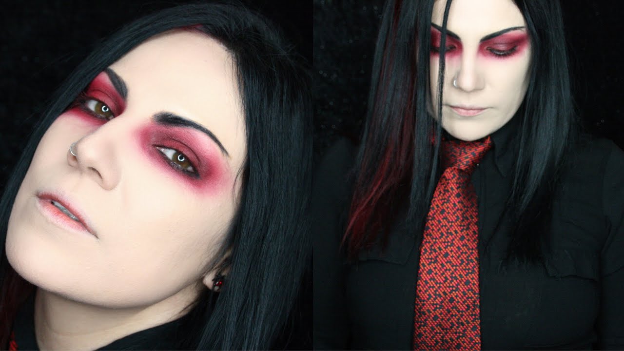 Gerard Way - My chemical Romance Halloween makeup tutorial
