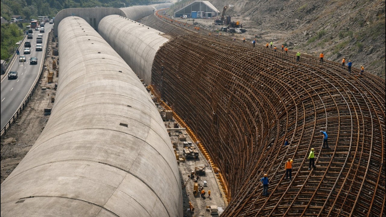 How Switzerland’s Tunnel Was Built With Incredible Precision. Civil Engineering & Mega Construction