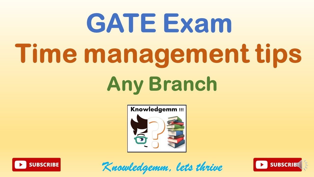 TIME MANAGEMENT in GATE | GATE 2022 | Time management | GATE Exam pattern