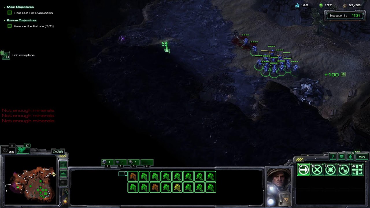 Starcraft 2 Wings of Liberty Campaign on brutal pt1