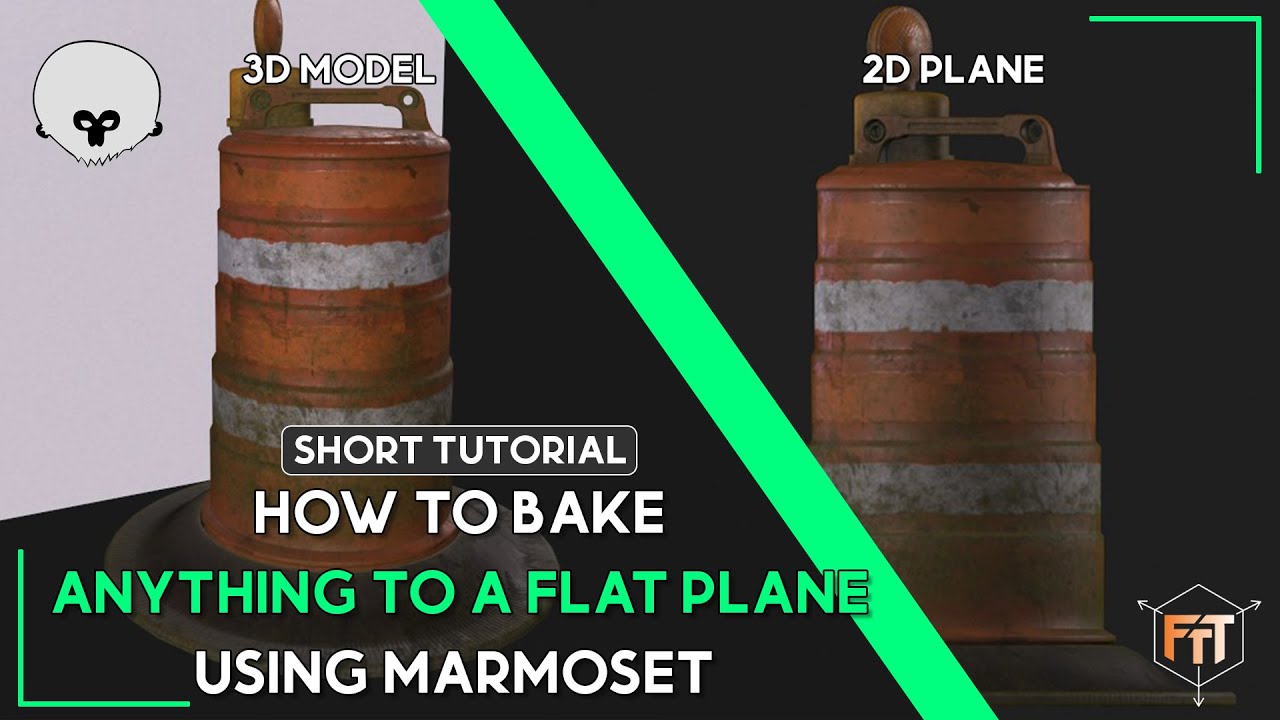 How to bake anything onto a flat plane!