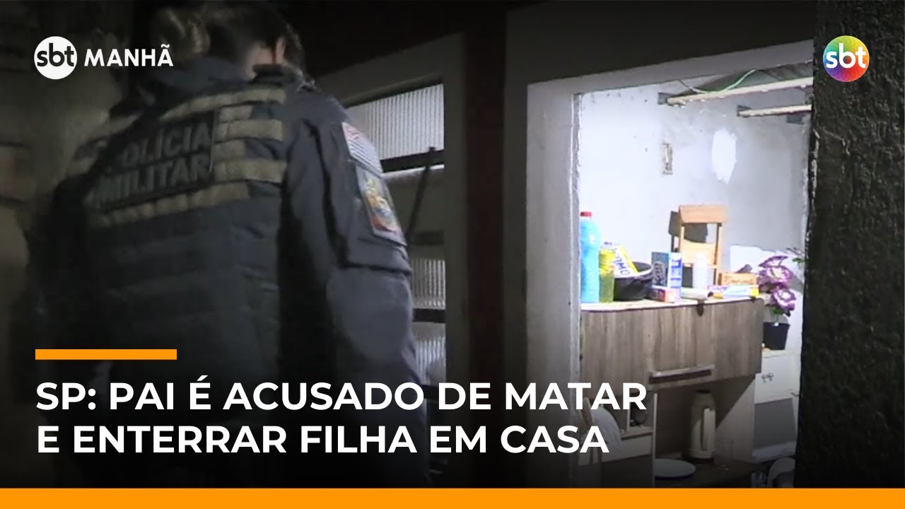 SBT Not&iacute;cias/SBT Manh&atilde;: Pai e madrasta presos suspeitos de matar e enterrar a pr&oacute;pria filha em SP