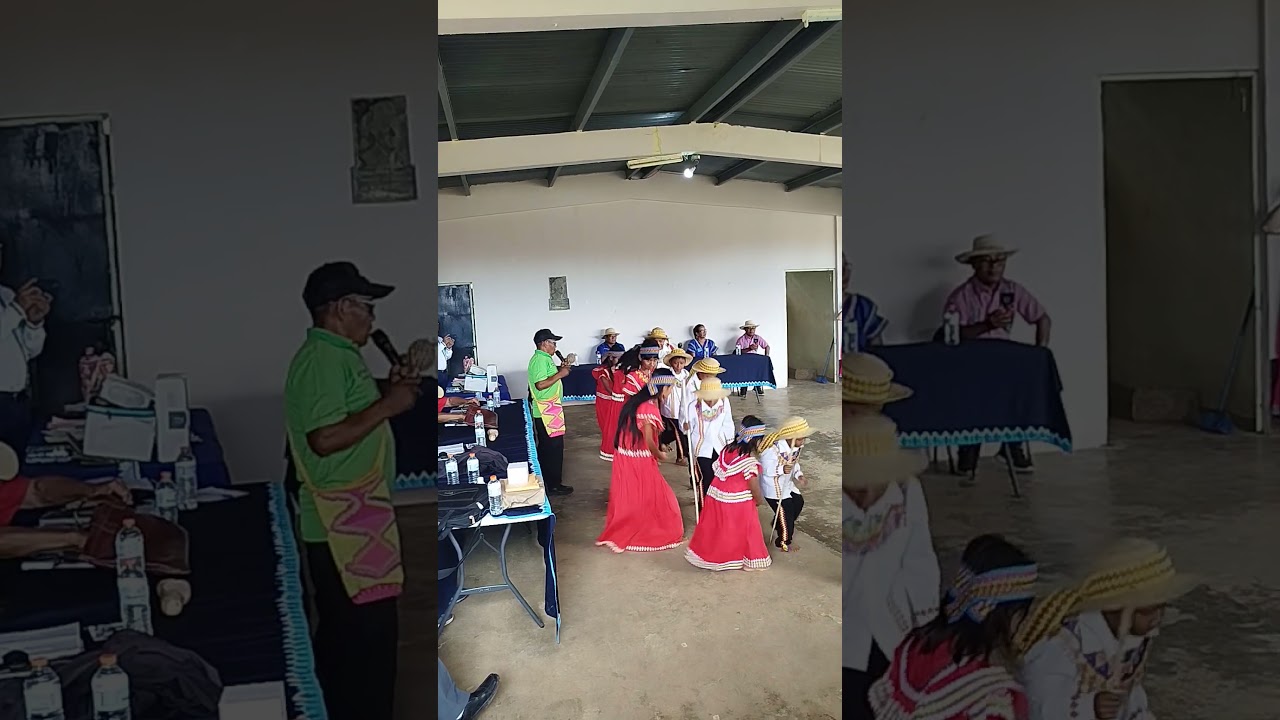 Danza jeki celebrando 28 aniversario de la Comarca Ngäbe-Buglé.