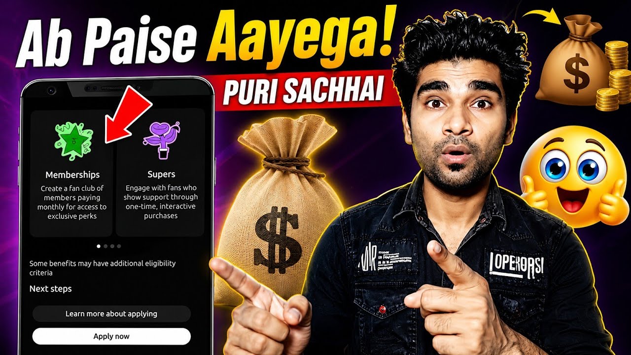 YouTube Earn Tab Explained 🔥 | Become a YouTube Partner Unlocked Kya Hai? (Full Guide 2026)