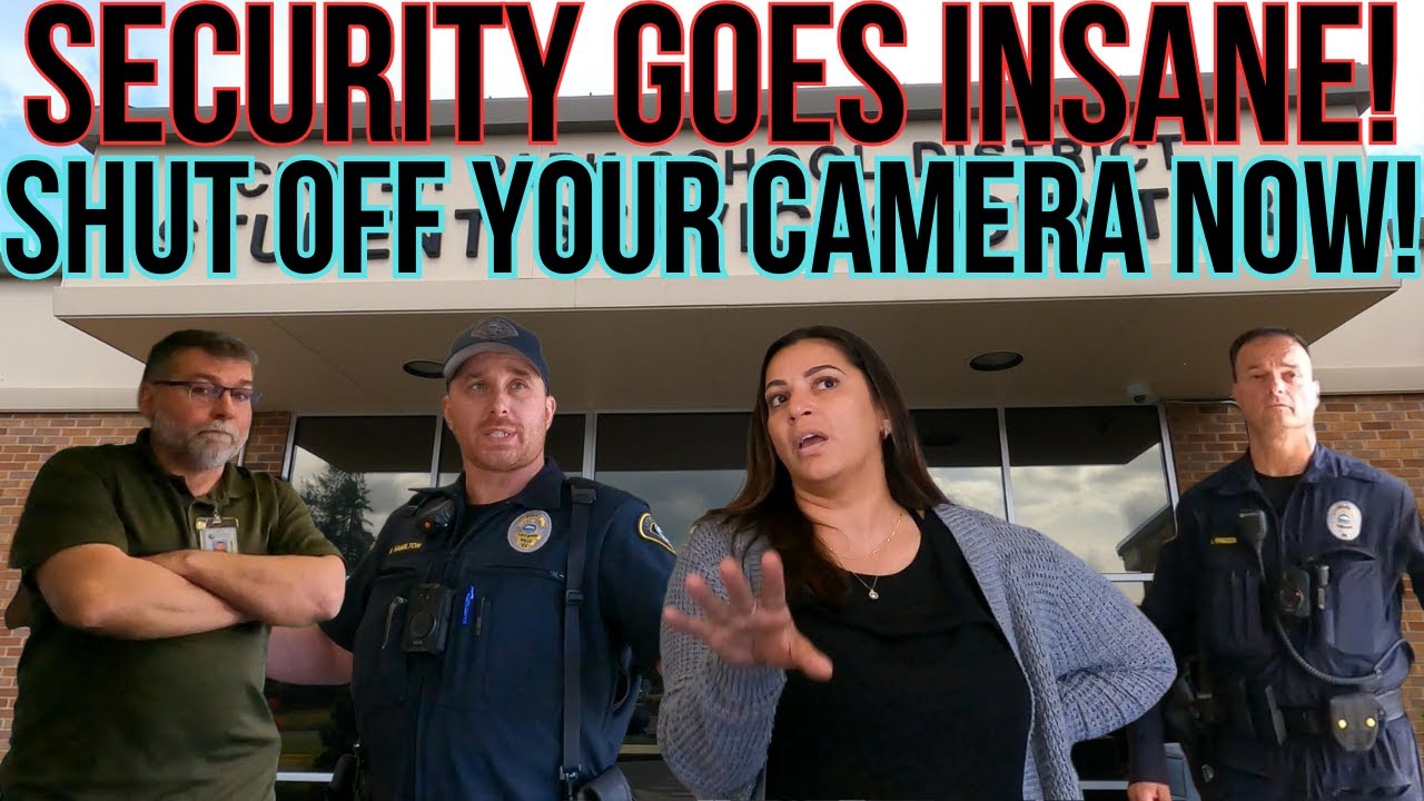 SECURITY GOES INSANE! SHUT OFF YOUR CAMERA NOW!