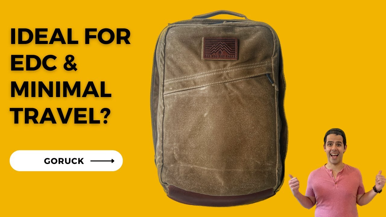 Epic Minimal Travel and EDC Backpack! Goruck x Huckberry Heritage GR2 26L Review