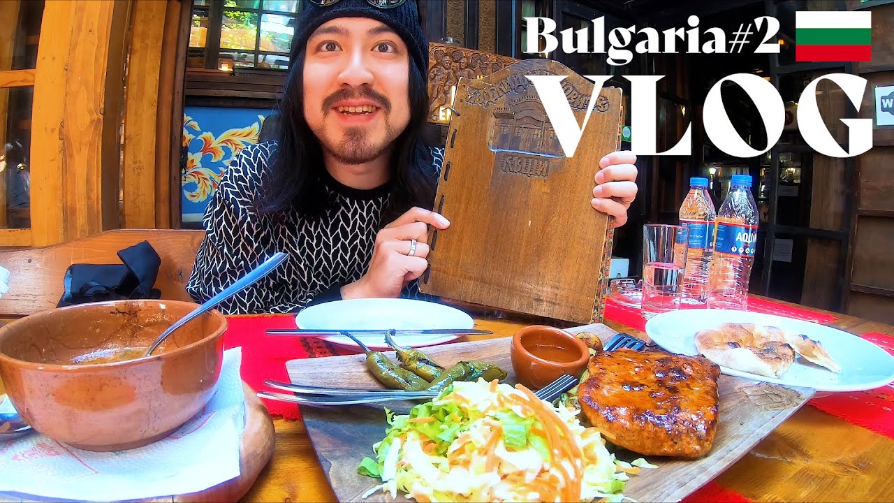 【海外VLOG ブルガリア#2】ソフィアの伝統レストランで初ランチ｜予想外の結末に...