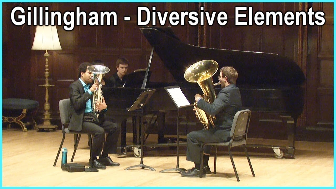 David Gillingham - Diversive Elements for Euphonium, Tuba, and Piano