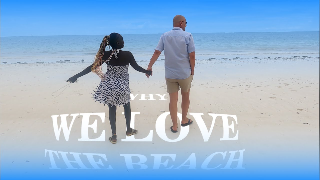 British and African Couple MOMENTS ON THE MOST BEAUTIFUL BEACH IN AFRICA