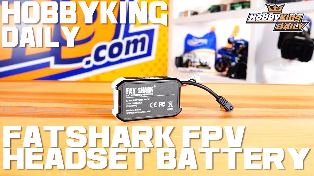 FatShark FPV Headset Battery - HobbyKing Daily