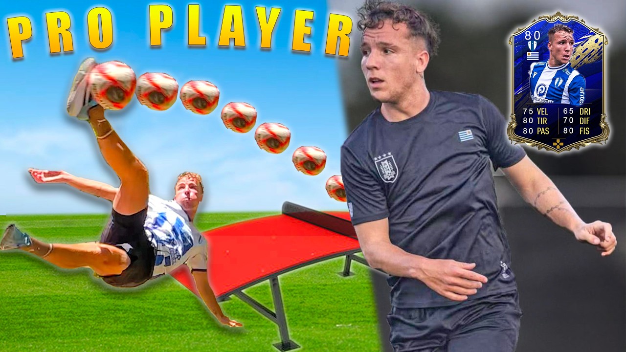 How good is a PRO SOCCER PLAYER at TEQBALL?