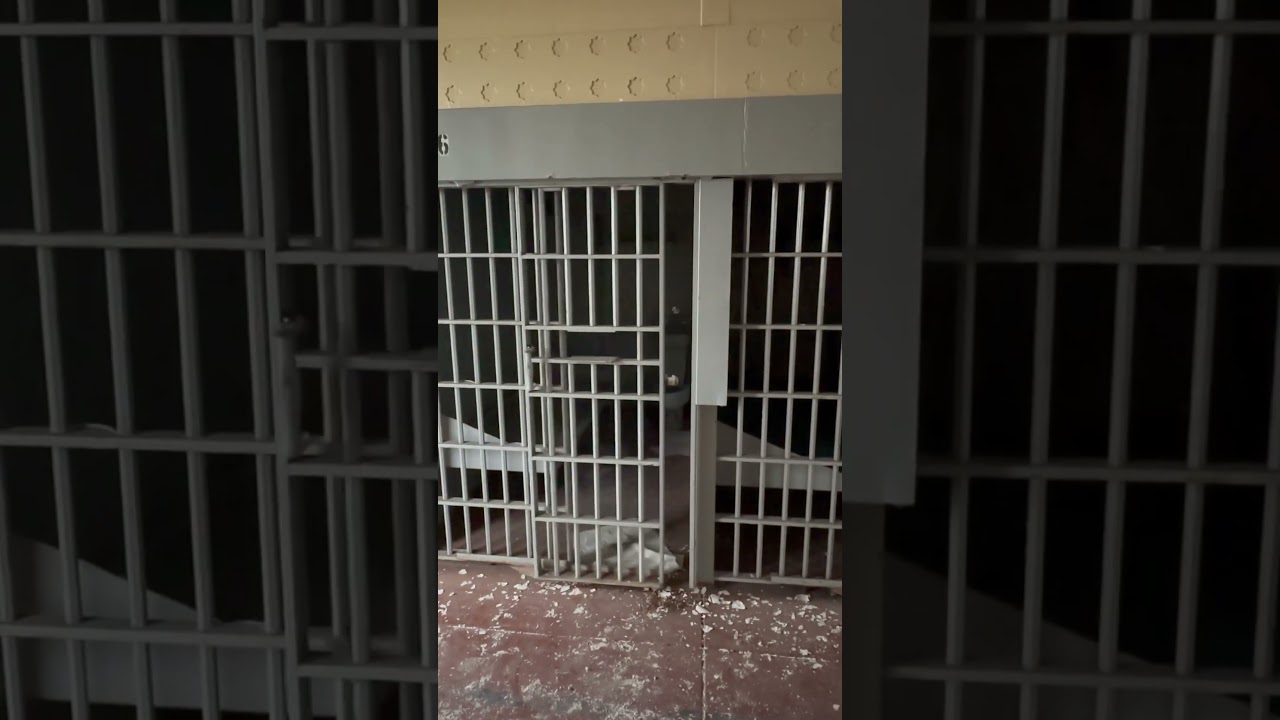 Abandoned prison with working doors! #urbanexploration #urbex #prison #door #bando
