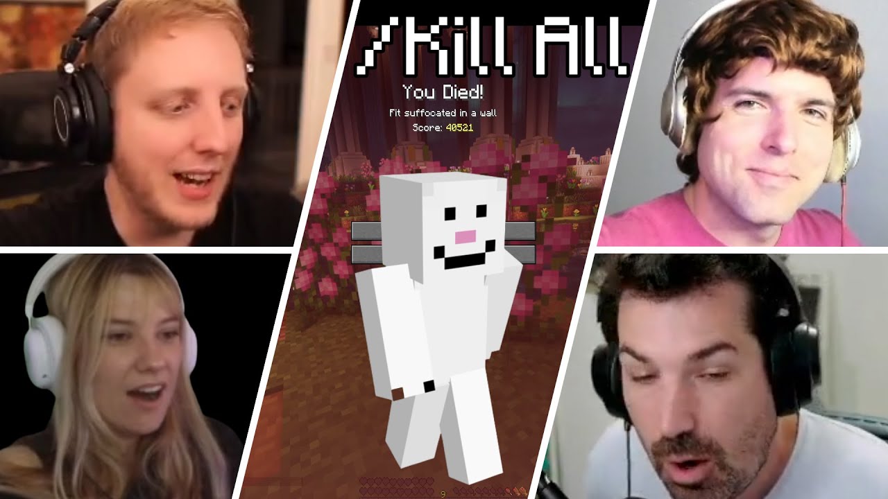 QSMP Admin accidently kills all Players on QSMP Minecraft (Philza, Bagherajones, Aypierre & FitMC)