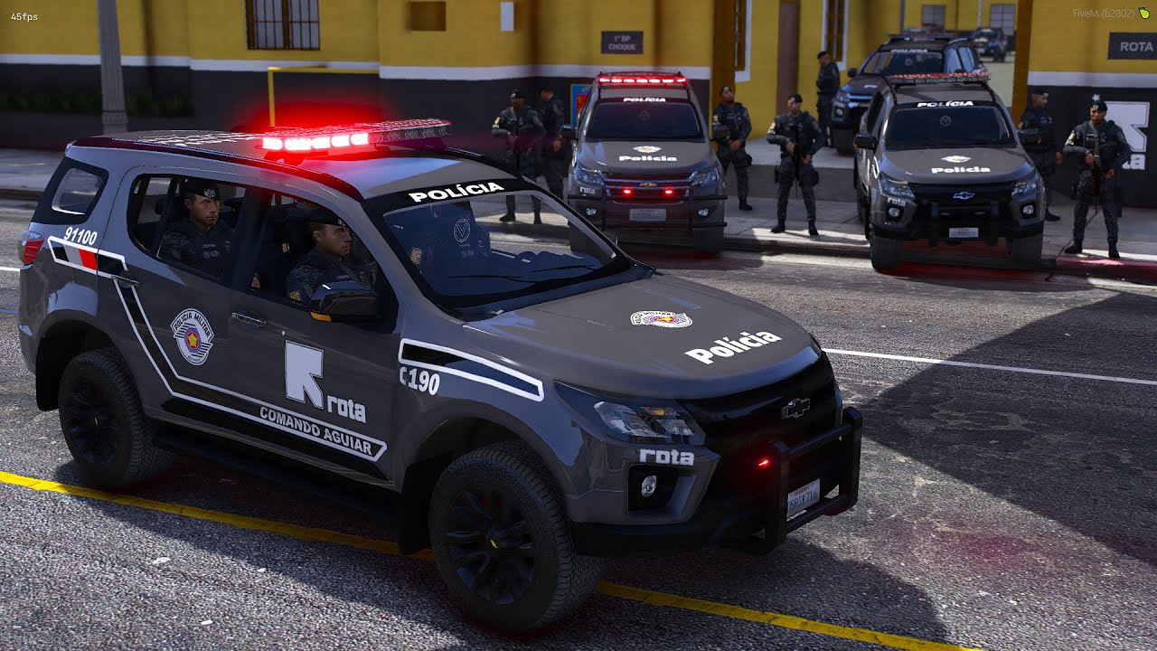 CONFRONTO com LADRÕES de CAIXA ELETRÔNICO / ROTA COMANDO PMSP | GTA 5 POLICIAL