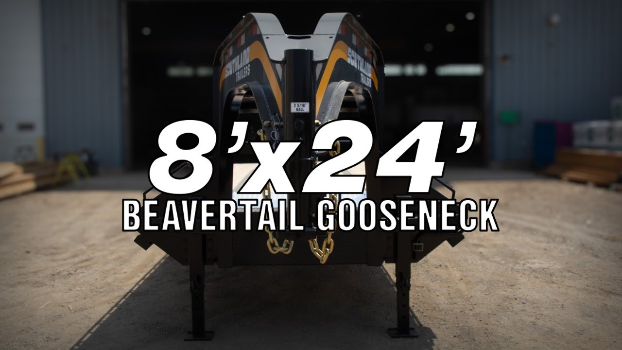 Southland Trailers 24' Beavertail Gooseneck
