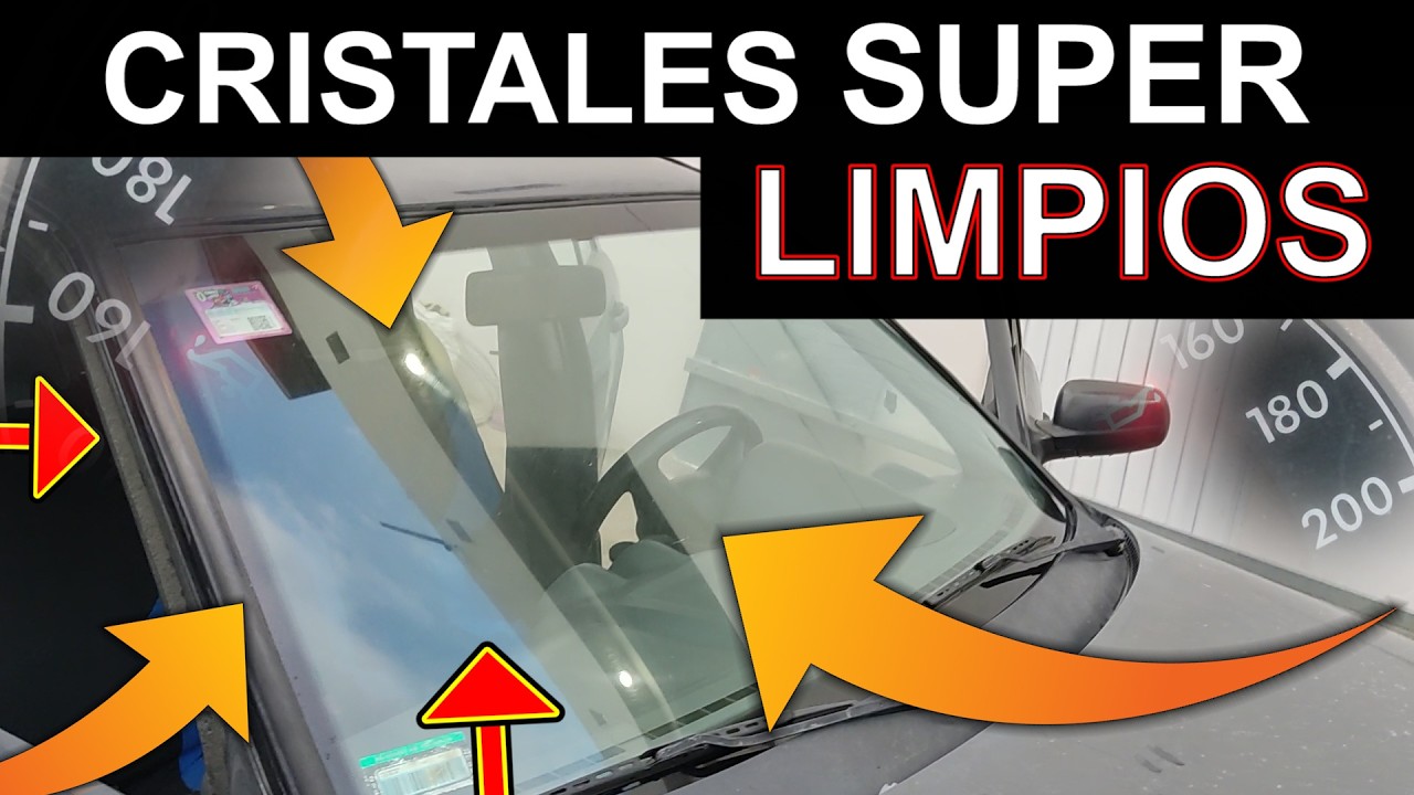 Como ELIMINAR las MARCAS de los CRISTALES o PARABRISAS DEL AUTO | Limpiar EL INTERIOR los cristales