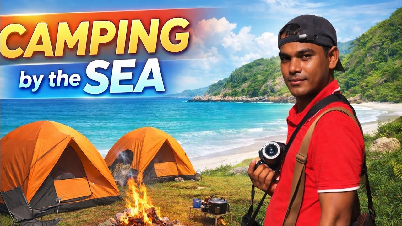 Beautiful place for Camping ⛺️ camping by the SEA