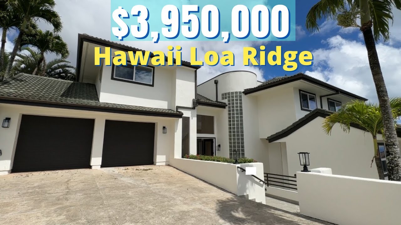 Hawaii Luxury Real Estate: Hawaii Loa Ridge Home with Stunning Views & Modern Elegance!