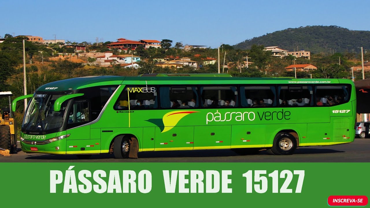 MARCOPOLO VIAGGIO 1050 G7|MERCEDES-BENZ O-500R BT 5 - PÁSSARO VERDE SAINDO DA RODOVIÁRIA DE MARIANA