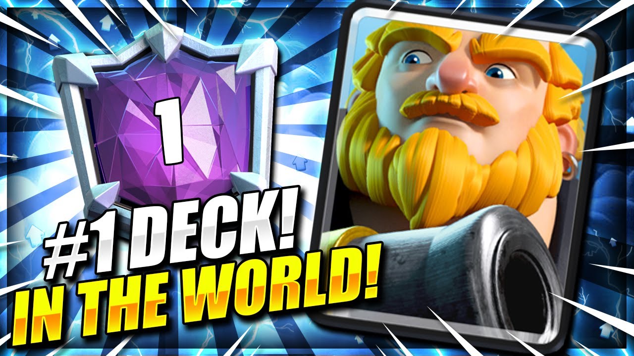 WORLD’S #1 HIGHEST DECK IN CLASH ROYALE!! BEST ROYAL GIANT DECK!!
