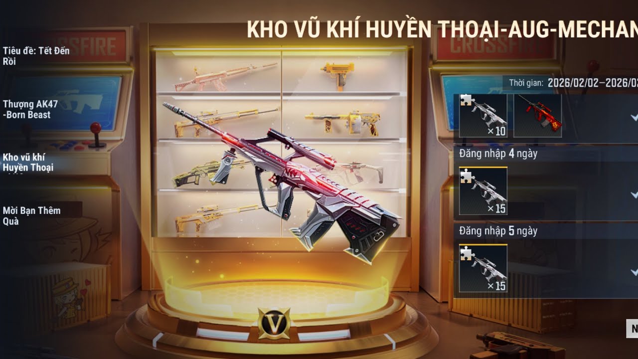 REVIEW SÚNG AUG-MECHANICAL VÍP | Crossfire Legends