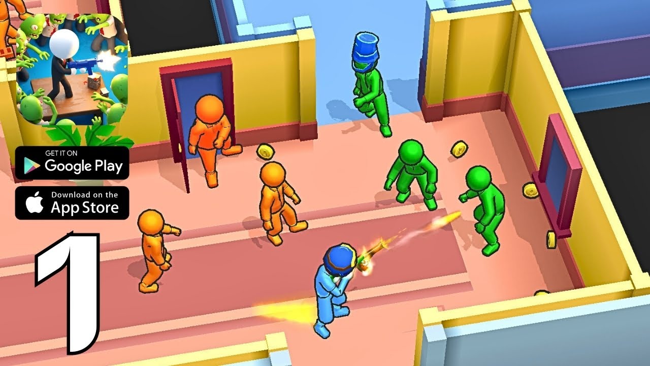 Walkers Attack Gameplay Walkthrough Part 1 - First Encounter with the Undead! (iOS, Android)