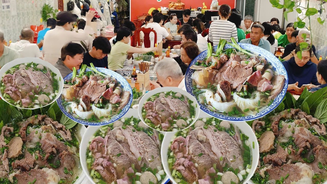 ĐÔNG KHÔNG ĐỦ CHỖ KHÁCH KÉO ĐẾN ĂN PHỞ ĐUÔI BÒ 40K ĐẦY BÒ NGON RẺ CHẤT LƯỢNG NGÀY CUỐI TUẦN Ở SÀIGÒN