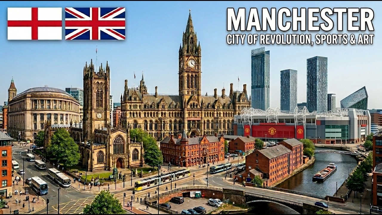 Manchester From Above in England