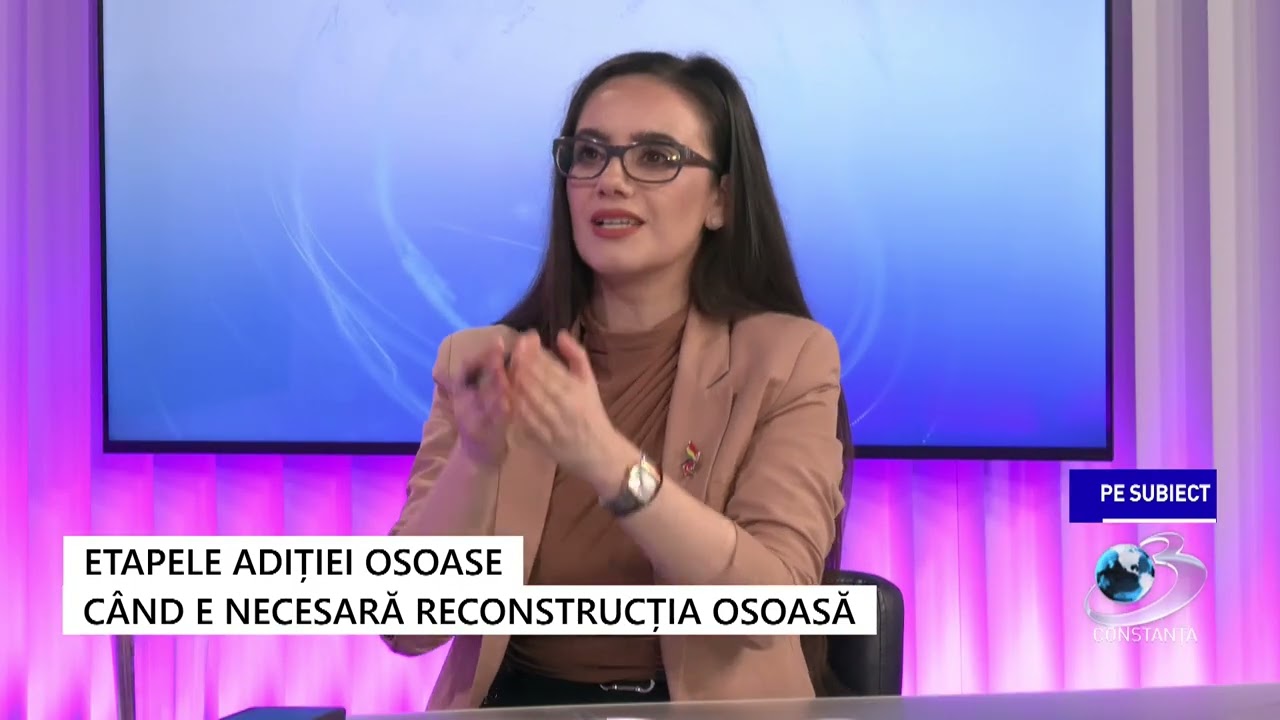 Etapele adiției osoase cînd e necesară reconstrucția osoasă. Dr. Alin Odor la Antena 3