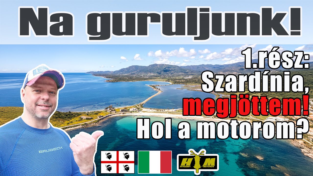 Nem vén guminak való vidék🔥⛰️1. rész🇮🇹🏝️Szardínia motorostúra